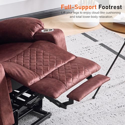 Sillón Plegable Terciopelo Rojo miniatura 7