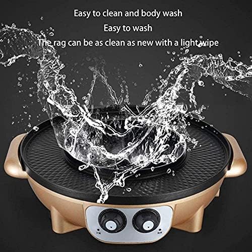 Olla Eléctrica Coreana BBQ y Parrilla - Control Dual de Temperatura Sin Humo miniatura 6