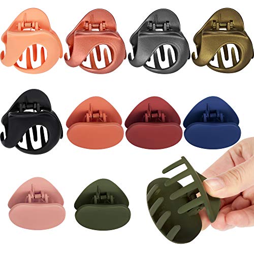 10 Pieces Hair Claw Clips Jaw Clips Non Slip Hair Clip Clamps Simple Irregular Hair Accessories for Women Girls Cooking Working Bathing