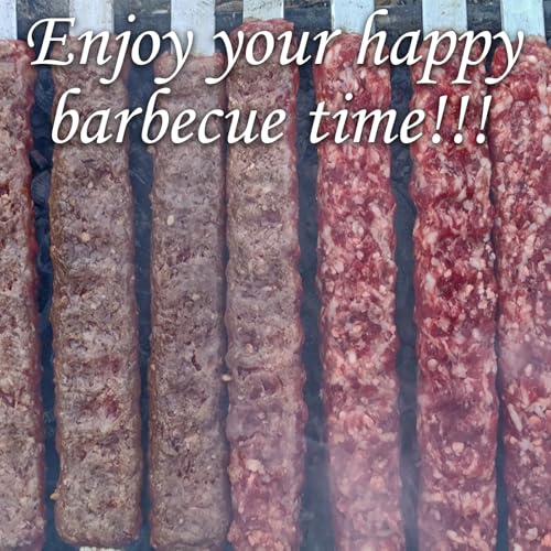 Kebab-Maker Kebabspieße Presse, Tragbarer Kunststoff Kebab-Maker, Manueller Kebab-Grillspieße, Grill Zubehör für Küche und Camping