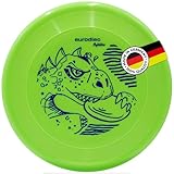 eurodisc 100g Soft Kinder Frisbee Flexible Sportflugscheibe leicht zu Werfen (GRÜN)