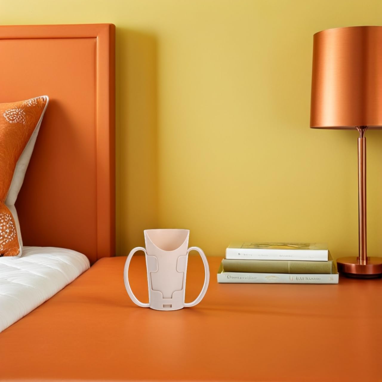 Hemobllo Lot De 2 Gobelets Découpés Pour Dysphagie Tasse À Boire Pour Personnes Âgées Avec 2 Poignées Position De Boisson Fixe Anti-Fuite Pour Hôpital Ehpad Et Domicile