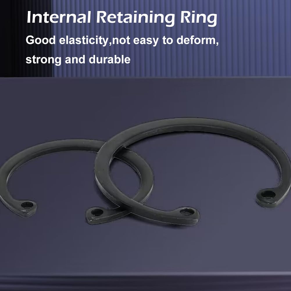 Circlip Interior, Anillos de Seguridad, Anillos de Retención, Circlips Anillos, Clips en C Internos, Clip de Retención Interno, Con Caja de Almacenamiento, para Rodamientos, Poleas, Ejes,160 piezas