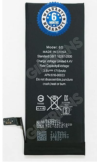 Image of Original Battery for iPhone 6S A1700 A1688 A1633 Battery with 6 Month Warranty**** (Q71)
