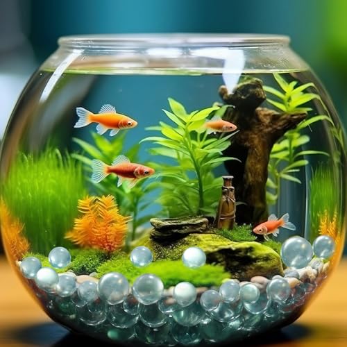 Mármoles pequeños transparentes para rellenar jarrones y centros de mesa caseros 6