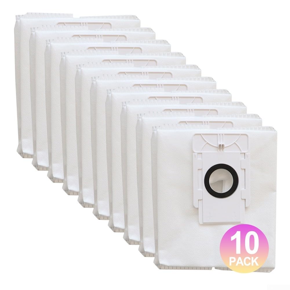 Robotstofzuiger Zak, Stofzuigerzakken, Voor EZVIZ Robotstofzuiger Met Basisstation RC3 Plus, RE4 Plus / RE4 Plus, RE5 Plus (10-PACK