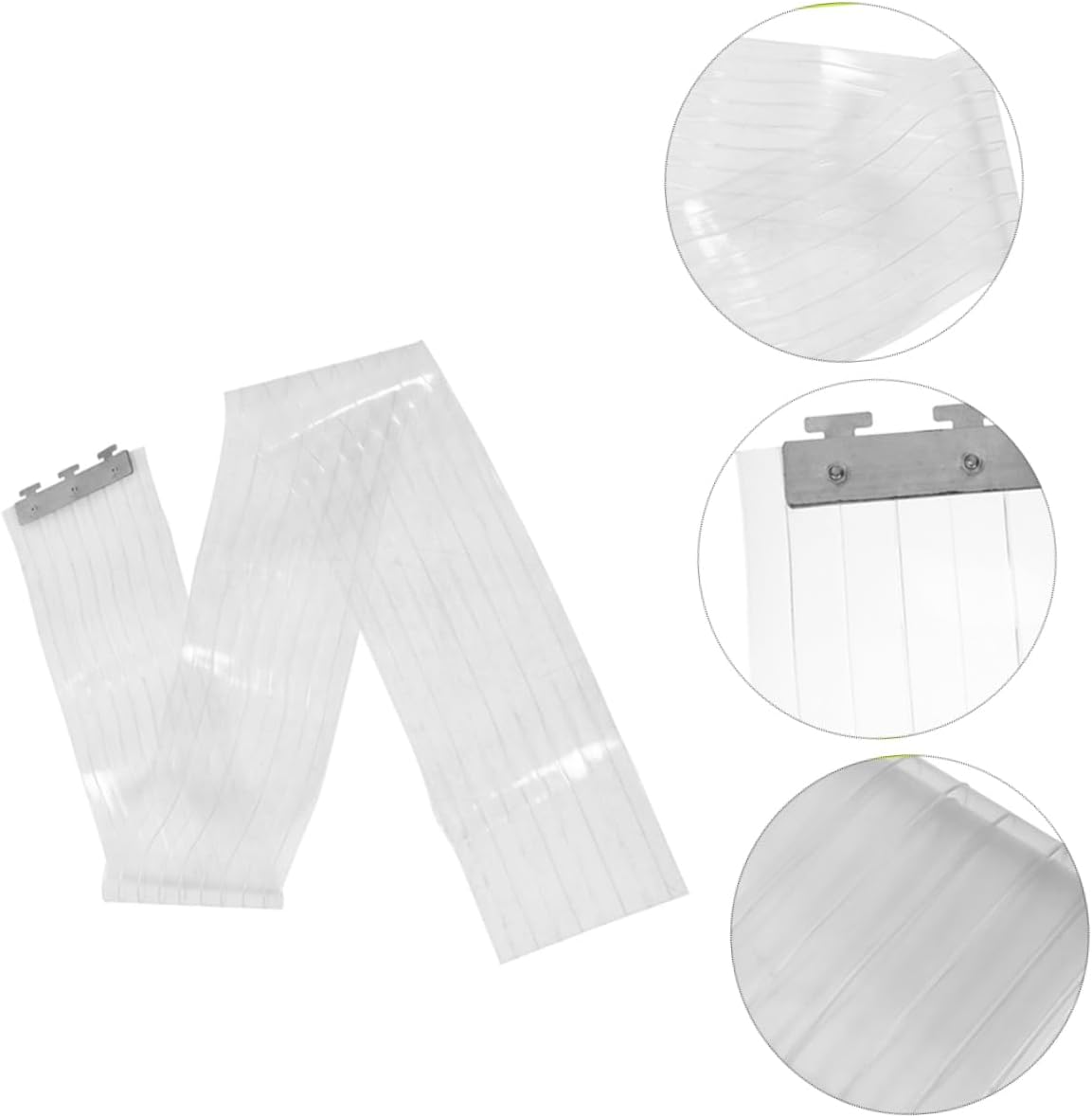 OUNONA Replacement Strip Curtain for Doors Plastic Door Curtain Divider Easy to Install Clean for Supermarkets Commercial Use Energy Efficient Temperature Control