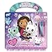 Produktbild TM ESSENTIALS Gabby's Designer Buch - Malset für Kinder mit Zeichenbuch, Stiften und Aufklebern - Kreativset mit Schablonen und Tragegriff, bunt