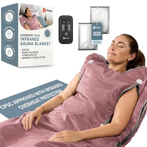 Image of LifePro BioRemedy Infrared Sauna Blanket for Home Relaxation Detox