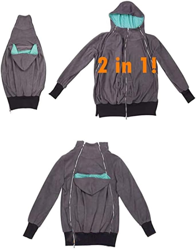 Size X Large Zayz Blousons Et Vestes Maternite Maternite Decontractee Pour Femmes Sweat A Capuche En Molleton 2 En 1 Poche Kangourou Porte Bebe Veste Manteau Multifonctionnelle Vetements Blousons Et Vestes Ram Mount Co Uk