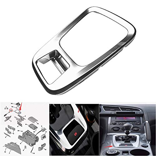 Panel De Cambio De Marchas Cromado Para Peugeot 3008 – Cubierta Decorativa De Repuesto
