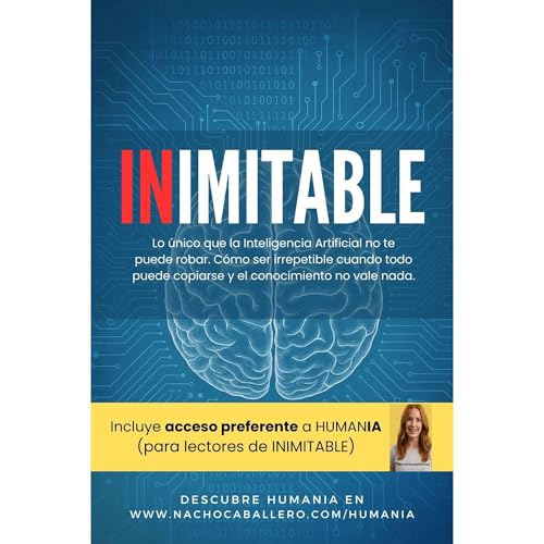 INIMITABLE Audiolibro Por Nacho Caballero arte de portada