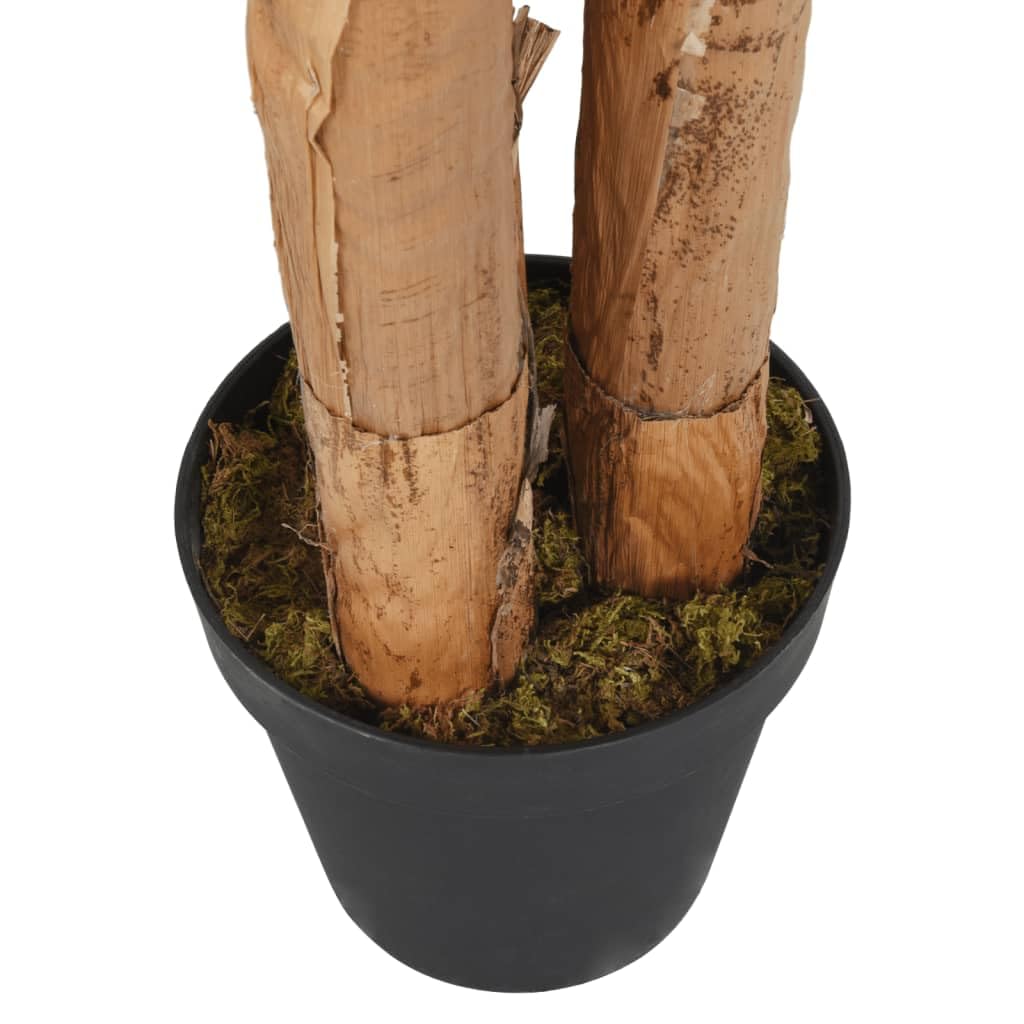 Keloteven BNN180 - Albero Di Banano Finto 1,8m Con 3 Tronchi, Pianta Artificiale In Seta Per Interni, Decorazione Tropicale Per Casa E Ufficio, Zero Manutenzione
