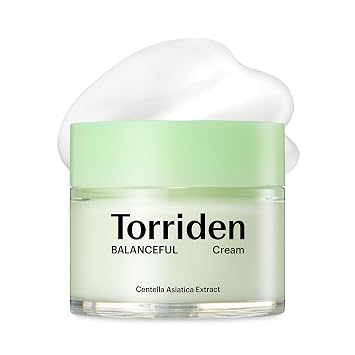 Torriden BALANCEFUL Cream 80ml 2.70 fl.oz. | Soothing and Nourishing Moisturizer for Oily and Sensitive SKin | 5D CICA, Hydrolyzed Hyaluronic Acid, Panthenol