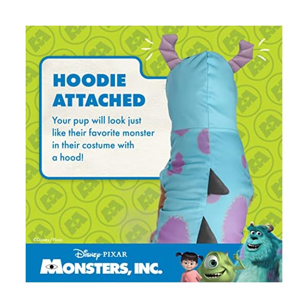 Disney for pets halloween monsters inc. Sulley costume for dogs - halloween costumes for dogs - sulley dog costume - officially licensed disney dog halloween costume, blue, medium (ff22989) - image 6