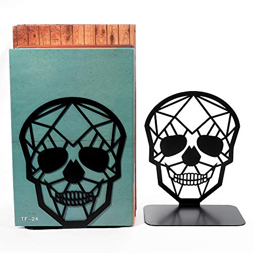 Rongji Jewelry 100 Metal Skull Design Black Bookend thumb #4
