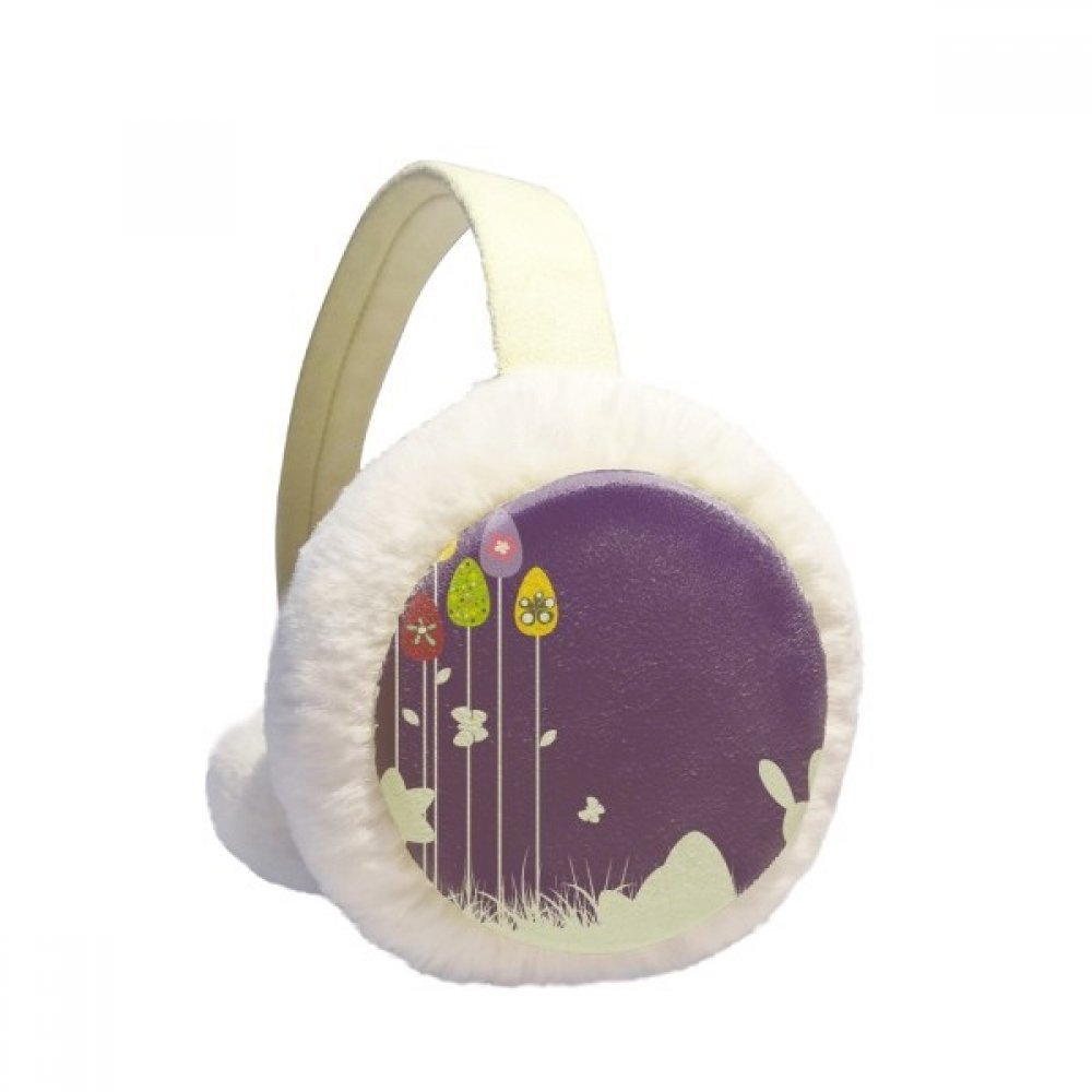 Orejeras de invierno como regalo de Pascua con diseño plegable de mariposa 5