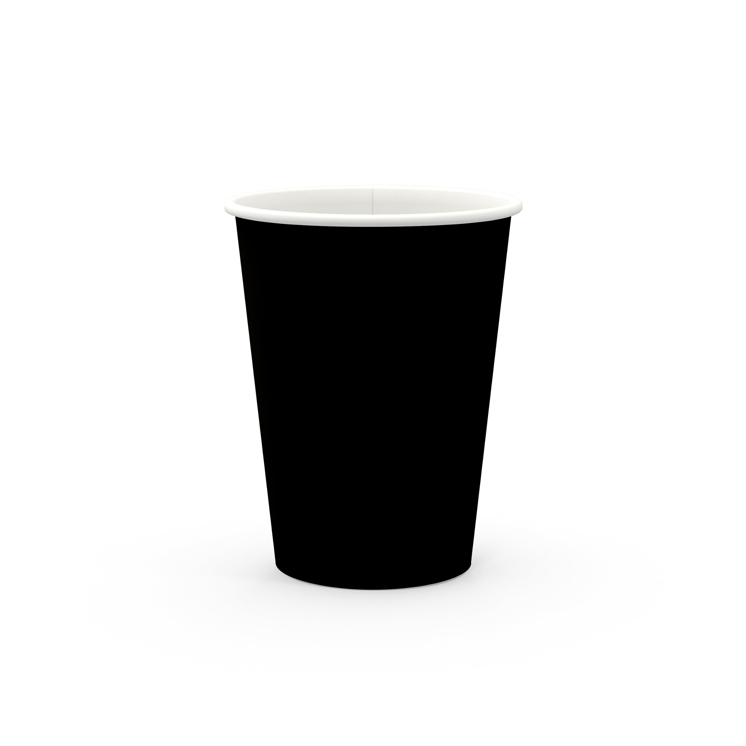 DOT Horeca Solutions 500 Bicchieri NERI in cartoncino 240 ML carta monouso usa e getta acqua caffè the cappuccino cioccolata bicchiere nero bevande calde biodegradabili compostabili e riciclabili