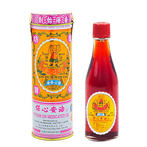 Po Sum On Medicated Oil (Muscle Joint Back Pain Relief) (1.0 Fl Oz) (1 Bottle) (Solstice)