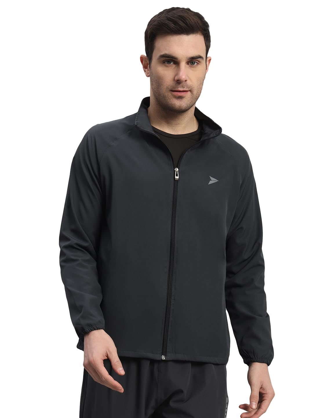 FITINC NS Jacket for Men with Two Closer Zipper Pockets - Sports and Casual Wear