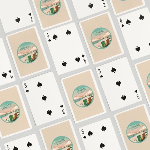 Lantern Press Lavallette, Baraja Póker 52 Cartas miniatura 4