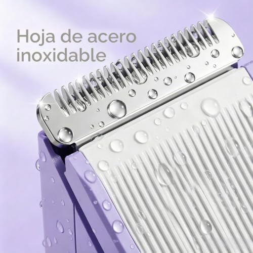 Cortadora para mujer Trimmer XkuiHF 5 en 1 con cabezales intercambiables para rostro 3