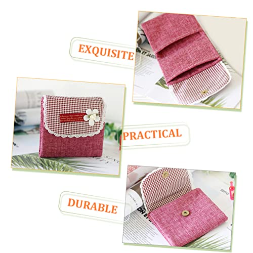 Alipis Almofada De Algodão Para Meninas Higiênico Portátil Para Coleta De Período Menstrual Porta-Sa