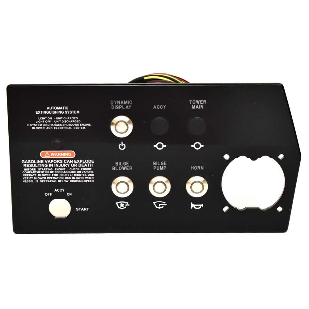 Sea Ray Boat Dash Switch Panel 2207976 | SLX 280 Acrylic 2016 Black