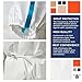 EZGOODZ Hospital Disposable Gowns with Sleeves Medium Size, Microporous PPE Medical Isolation Gowns Disposable, 50 GSM Medical Gowns for Women and Men with Elastic Wrists, Waist, Neck Ties