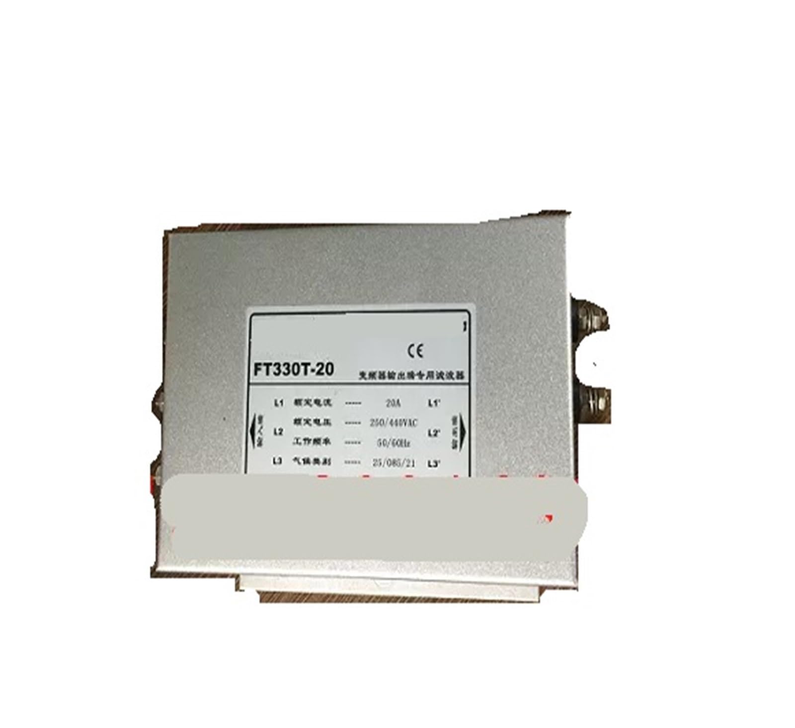 Filtro de potencia inversor 380V440V FT330T-20A evita averías por armónicos