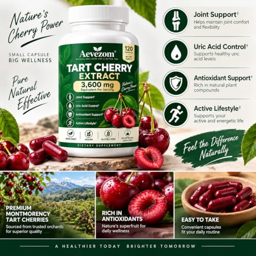 Aevezom Montmorency Tart Cherry Capsules
