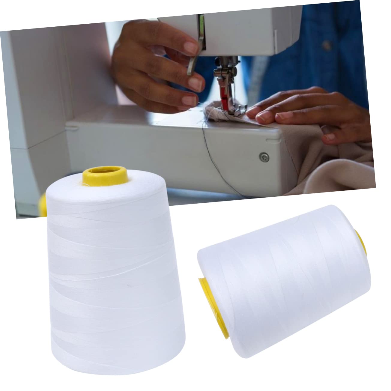 jojofuny 2 Series Hilo De Coser Herramientas Puntadas Acolchado Tela Costura Y Confeccion Jaspeado Hilo De Base De Carrete De Bordado Hilo Para Coser Línea De Costura 2 Piezas*2