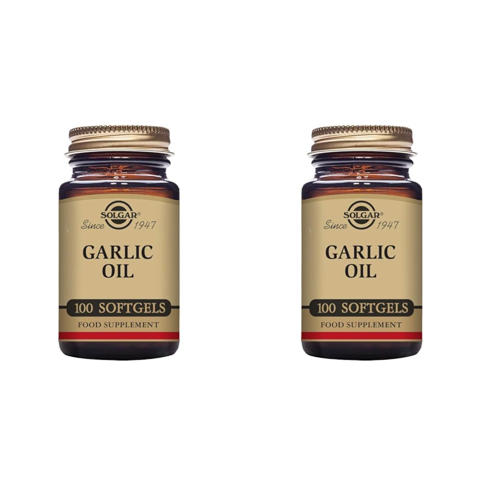 SOLGARGarlic Oil Softgels - Pack of 200 - Antifungal, Antibacterial and Antiviral Properties - Supports Daily Wellbeing - Gluten Free, Gold
