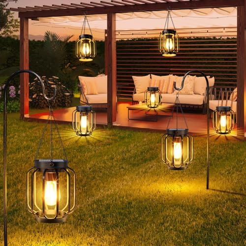 4-Pack Waterproof Solar Hanging Lanterns - 24.99 w/ Code + 50% Off Code 9QQMXQYH - image 7