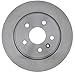 ACDelco Silver 18A2821A (88878112) Non-Coated Rear Disc Brake Rotor