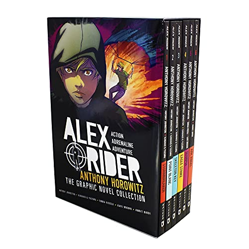 Alex Rider Graphic Novels Collection Anthony Horowitz 6 Books Set