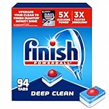 Finish - All in 1-94ct - Dishwasher Detergent - Powerball - Dishwashing Tablets - Dish Tabs - Fresh Scent (Packaging May Vary)