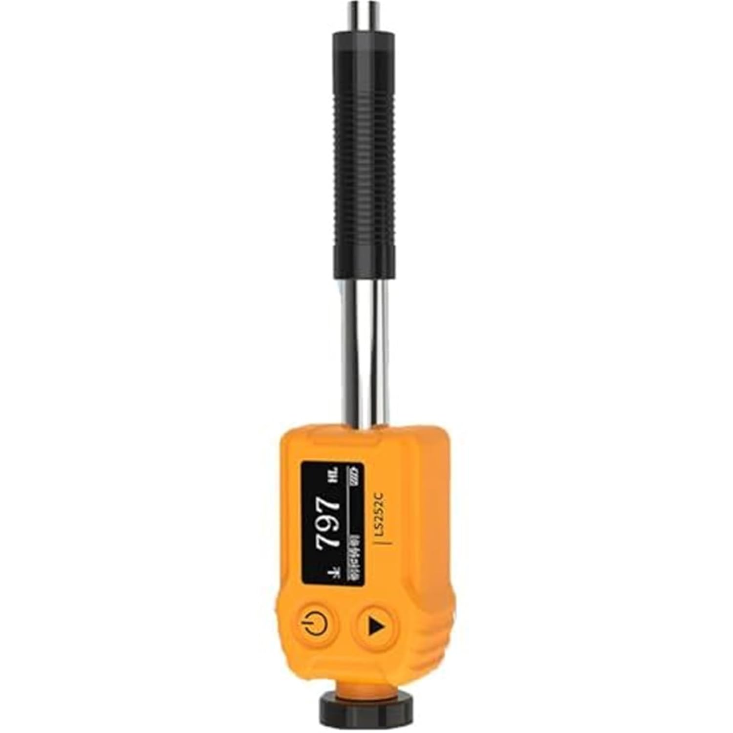 7-in-1 Hardness Tester Meter, Rockwell Durometer Kit with 9 Data Storage, 360° Directional Sensor, 5000h Battery, for Manufacturing & Metal Processing(LS252DC)