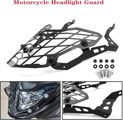 Rejilla del faro de la motocicleta protectora negra para CB500X 2019-2023 2