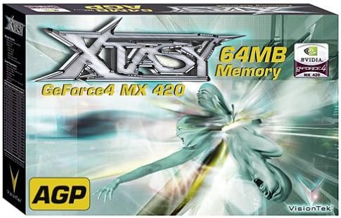 VisionTek Xtasy MX 420 AGP 64 MB VGA NVIDIA GeForce4 Graphics Card