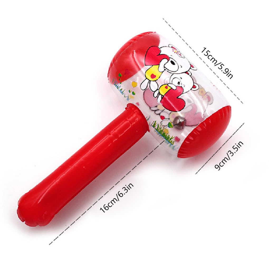 Lot De 3 Marteaux Gonflables En PVC – 58 Cm, Jouets Colorés Pour Fêtes, KTV Et Jeux En Famille