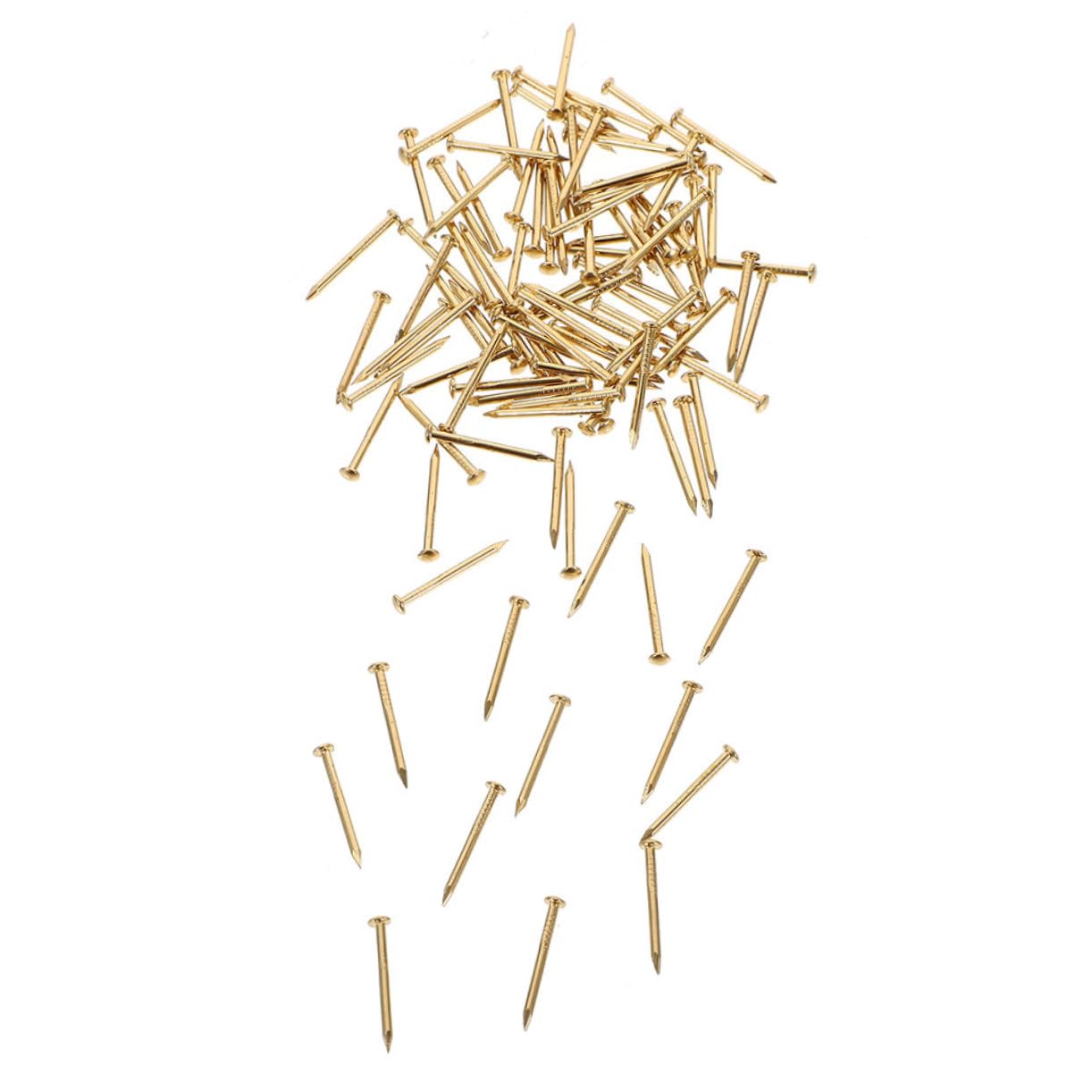 UKCOCO 1000pezzi Chiodi Rame Chiodi Per Fissaggio Rame Per Progetti Di Falegnameria e Decorazione Alta Durezza Penetrante Per Appendere Foto e Riparare Mobili Design Semplice e Linee
