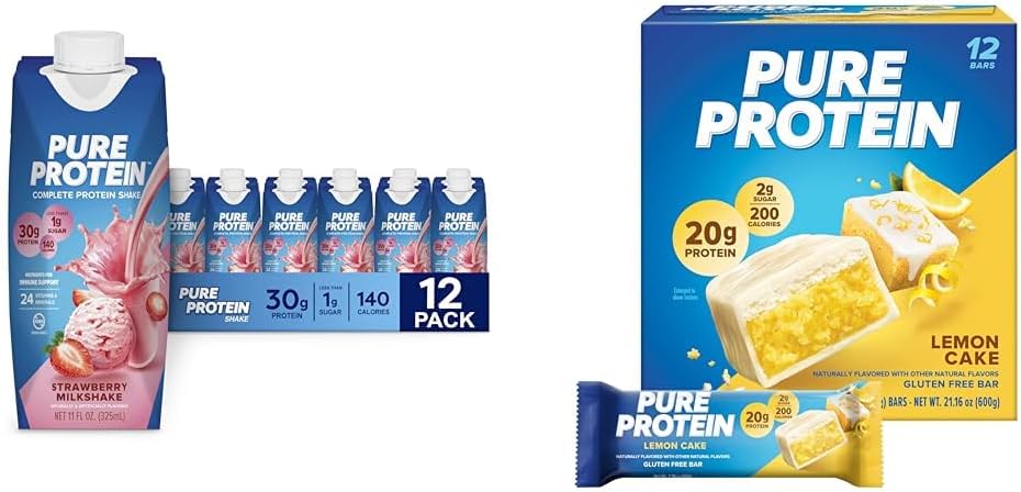 Pure Protein Pack Batidos y Barras 12 Unidades