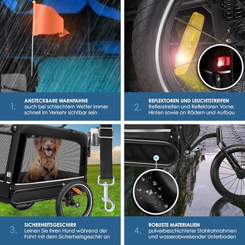 Kesser Hundeanhänger Boxer 3-in-1