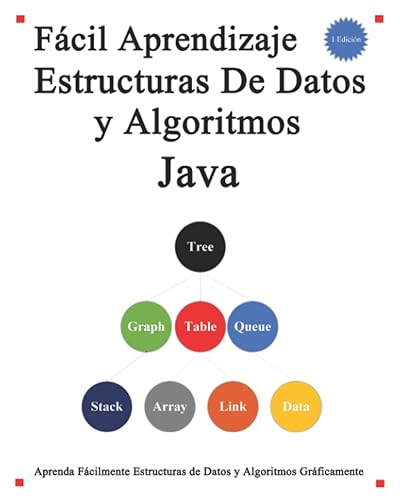 Fácil Aprendizaje Estructuras De Datos y Algoritmos Java: Aprenda fácilmente estructuras de datos y algoritmos gráficamente