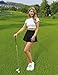 LouKeith Womens Tennis Skirt High Waisted Pleated Golf Skirts Mini Casual Workout Athletic Skorts with Pockets Black M