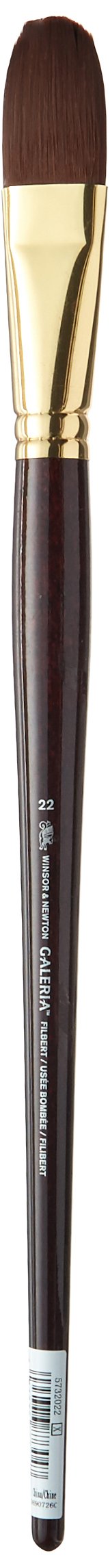 Winsor & Newton Size 22 Galeria Long Handle Filbert Brush