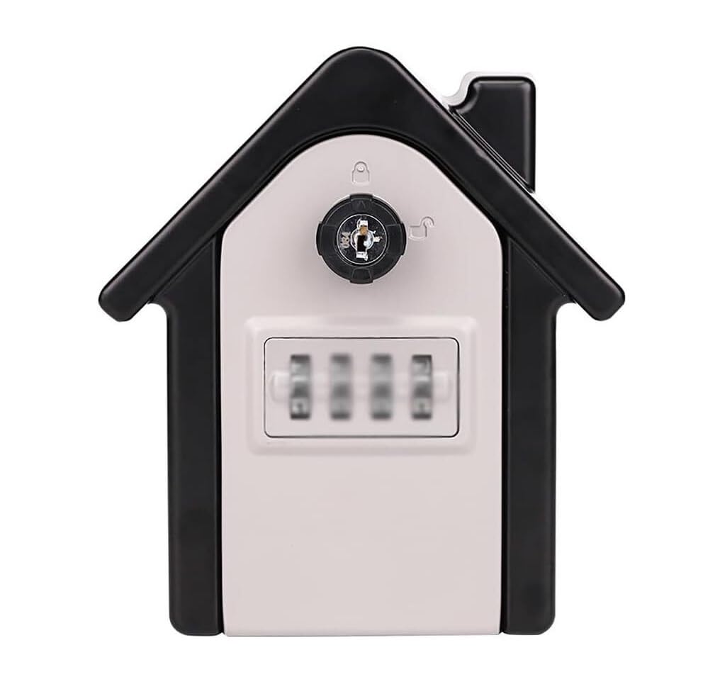 With 4 Digit Combination Strong Lock,Best Outdoor Weatherproof Safe Key Box(Grün)