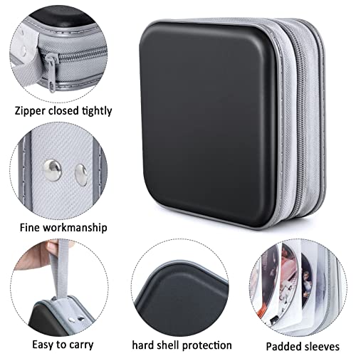 image for Bivisen CD Case, DVDS Wallet Holder, CD/DVD Case Wallet 40 Discs Heavy