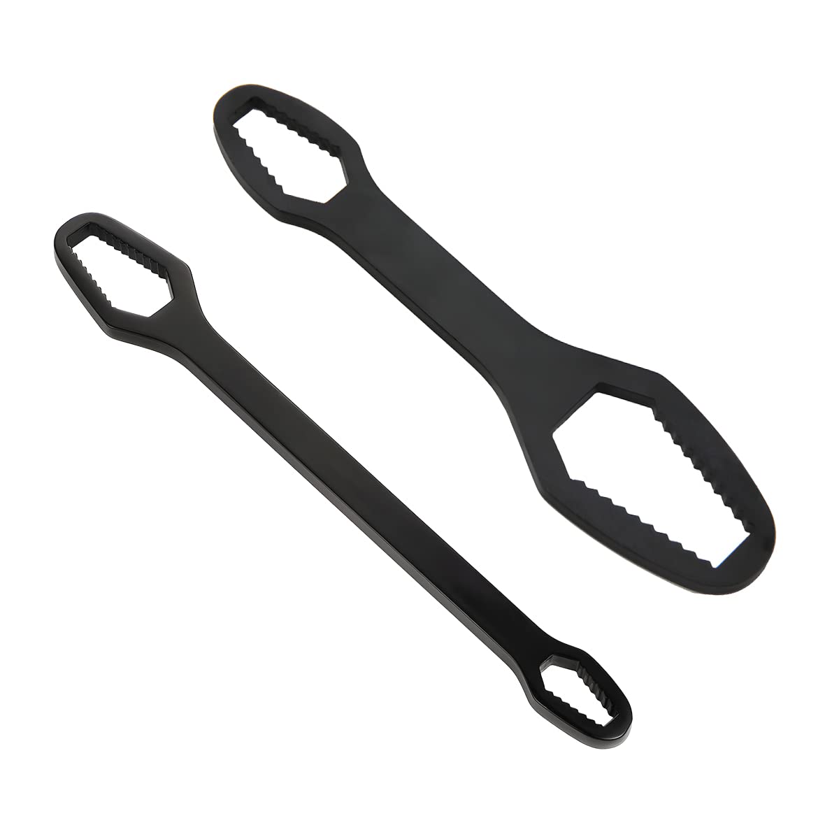 BELOMI Car Double-Ended Wrench, 8mm-22mm/3mm-17mm Self-Tightening Adjustable Ratchet Wrench, Chrome Vanadium Steel Multifunctional Torx Wrench, Universal Torx Spanner for Nuts and Bolts Repair